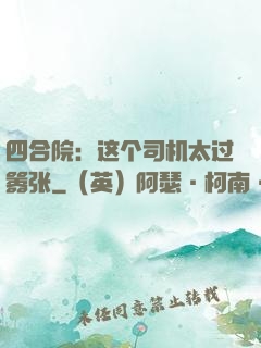 四合院：这个司机太过嚣张